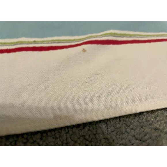 Vintage Cotton Linen Tablecloth Black Americana 48" x 52" 1939s - 1950s - Picture 9 of 11